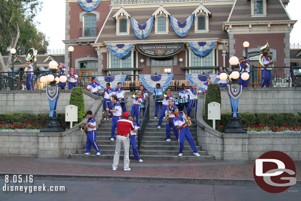 Back to Main Street for the 7:15pm College Band set.