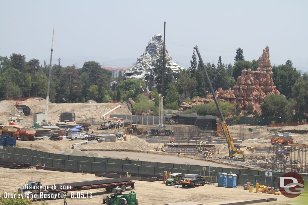 A wider shot of the middle of the site.