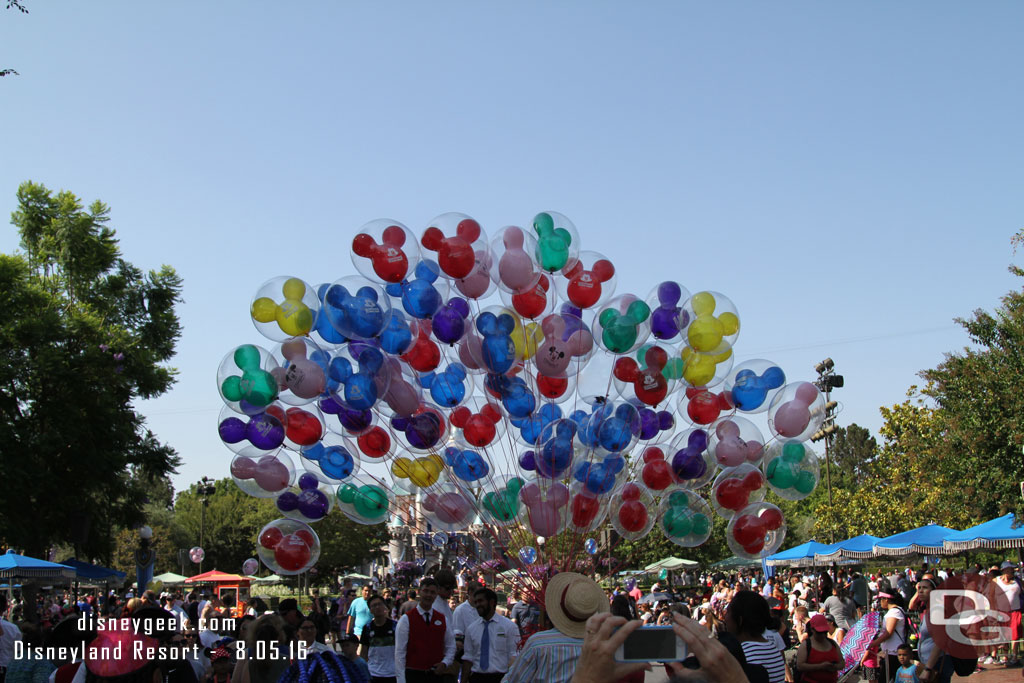 Balloons on Main Street USA