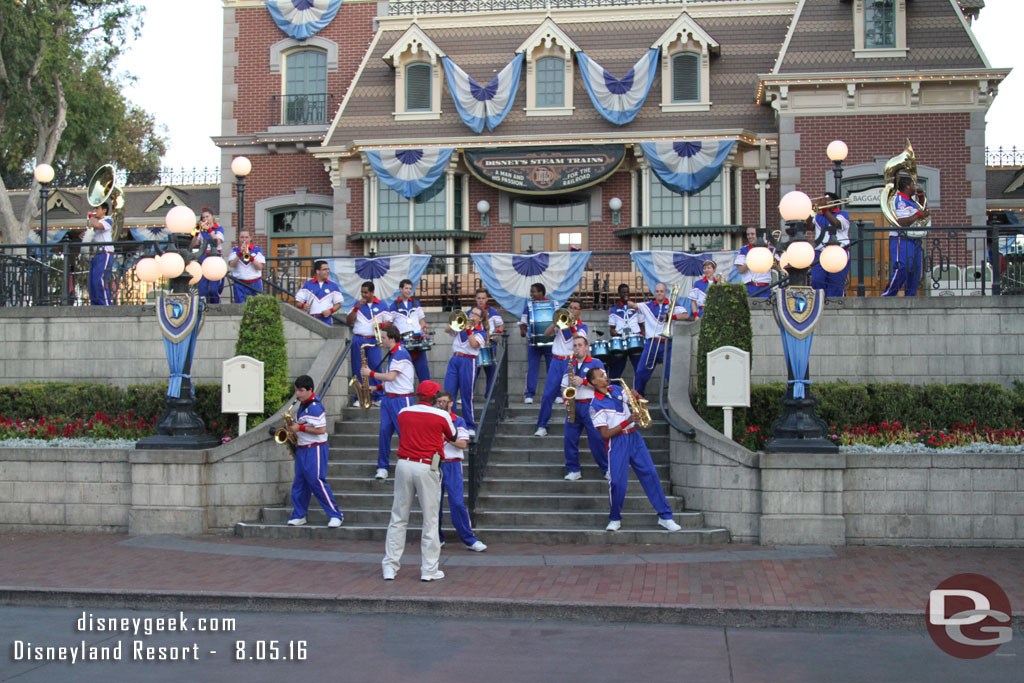 Back to Main Street for the 7:15pm College Band set.