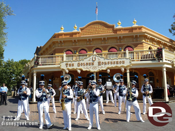 Crossed paths with the Disneyland Band again.