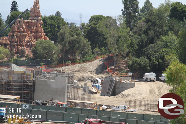 More rebar popping up along the river.