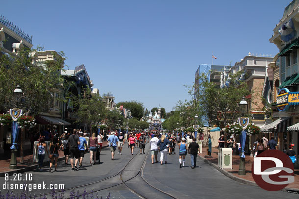 Main Street USA this picture perfect afternoon.