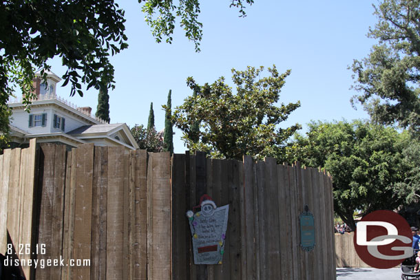 The Haunted Mansion is closed for the annual transformation as Jack decks the halls.