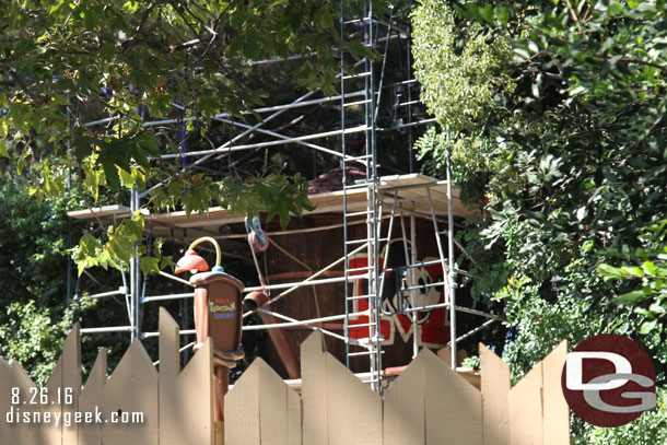 Moving on to Toontown Station.  The scaffolding looks to be coming down.