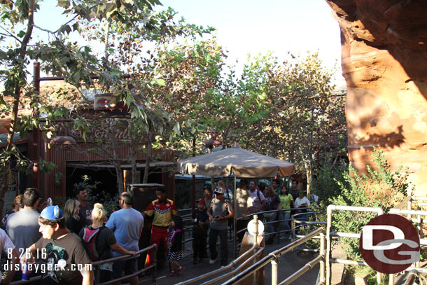 The FastPass Return line was very long.  Single Rider was nearly empty.. only a handful of guests.