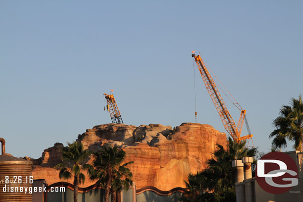 Convention Center work is still underway.