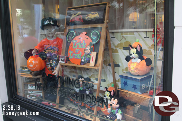 Elias & Co Halloween window.