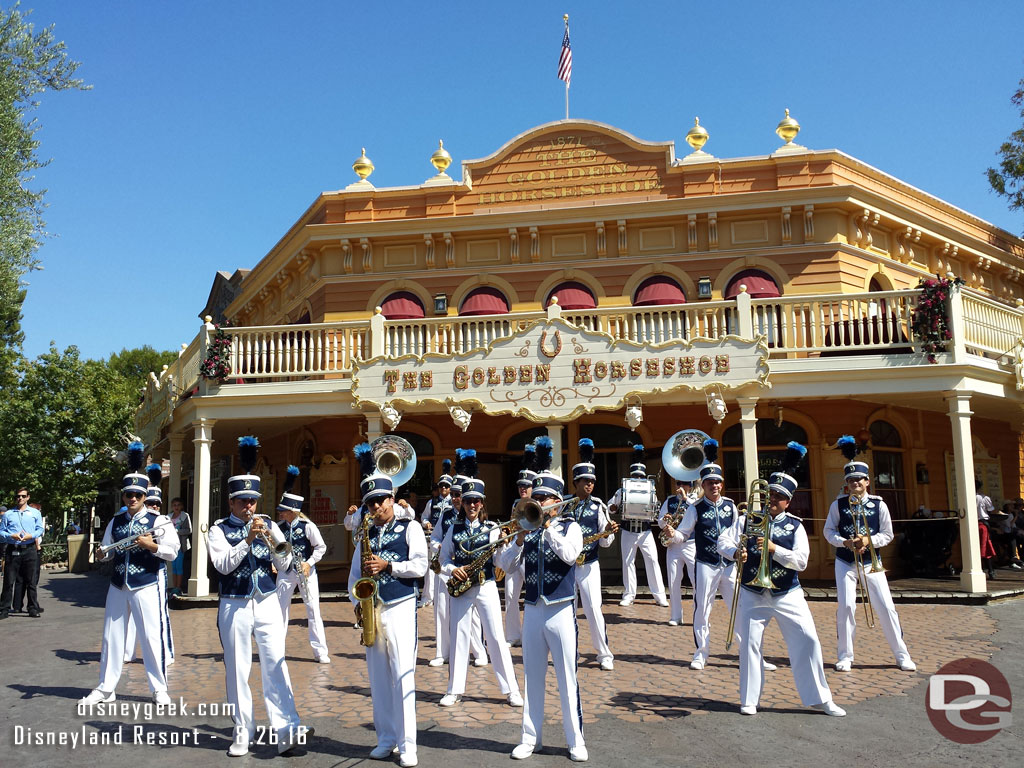 Crossed paths with the Disneyland Band again.