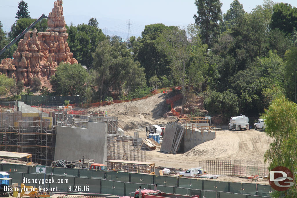 More rebar popping up along the river.