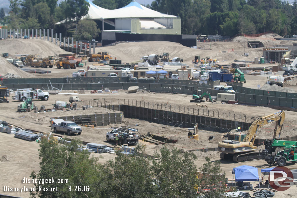 Another look at the excavation work.