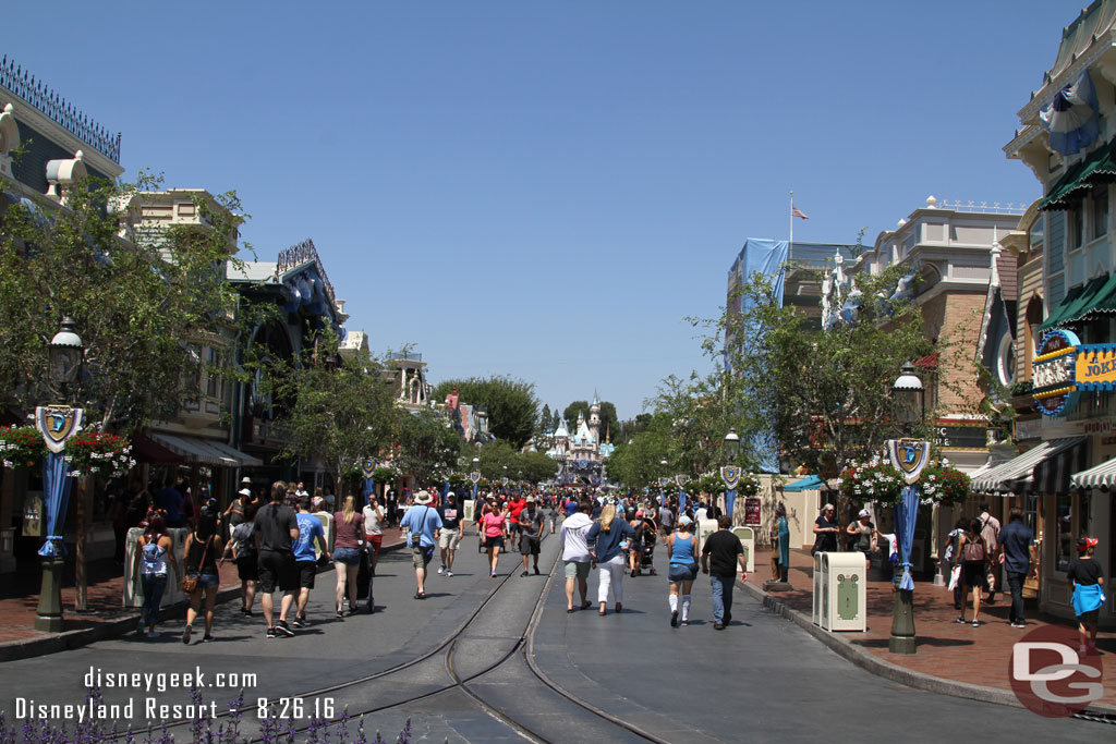 Main Street USA this picture perfect afternoon.