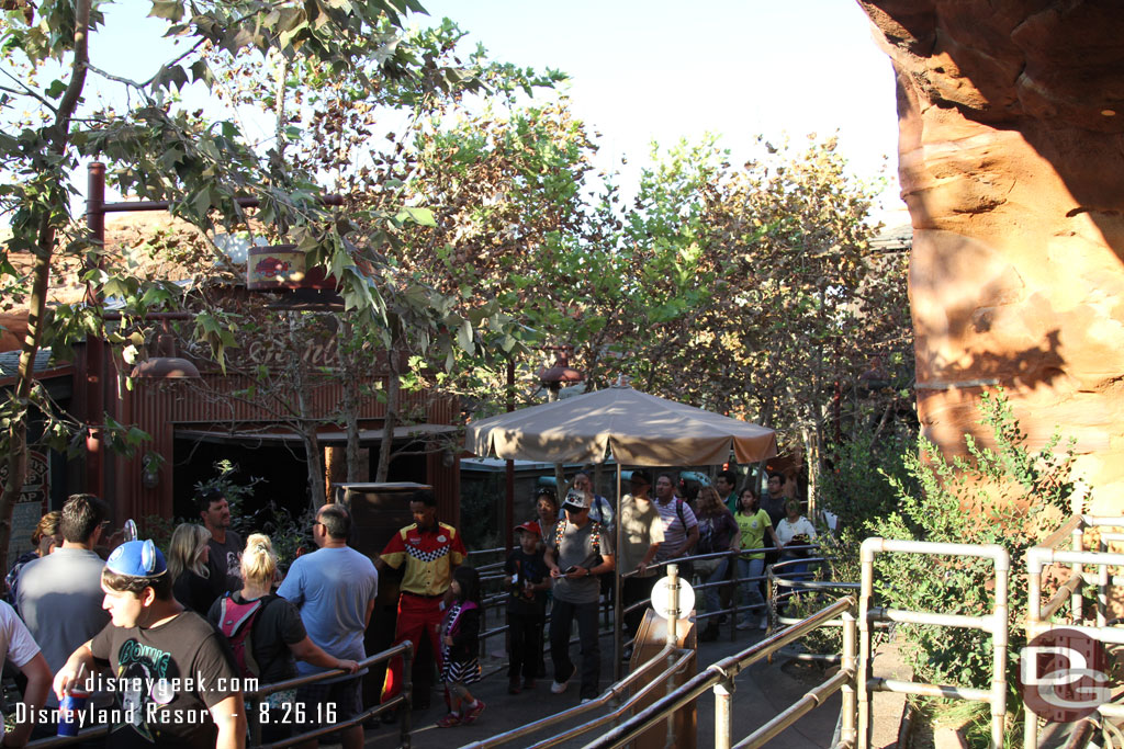 The FastPass Return line was very long.  Single Rider was nearly empty.. only a handful of guests.