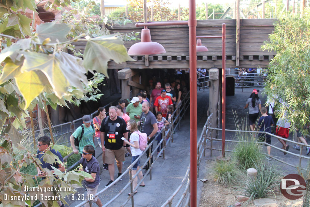 The FastPass Return line as I was leaving.