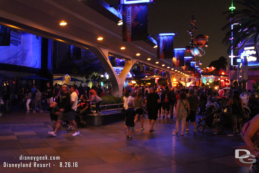 Tomorrowland was not bad for a Friday night at 8:15pm