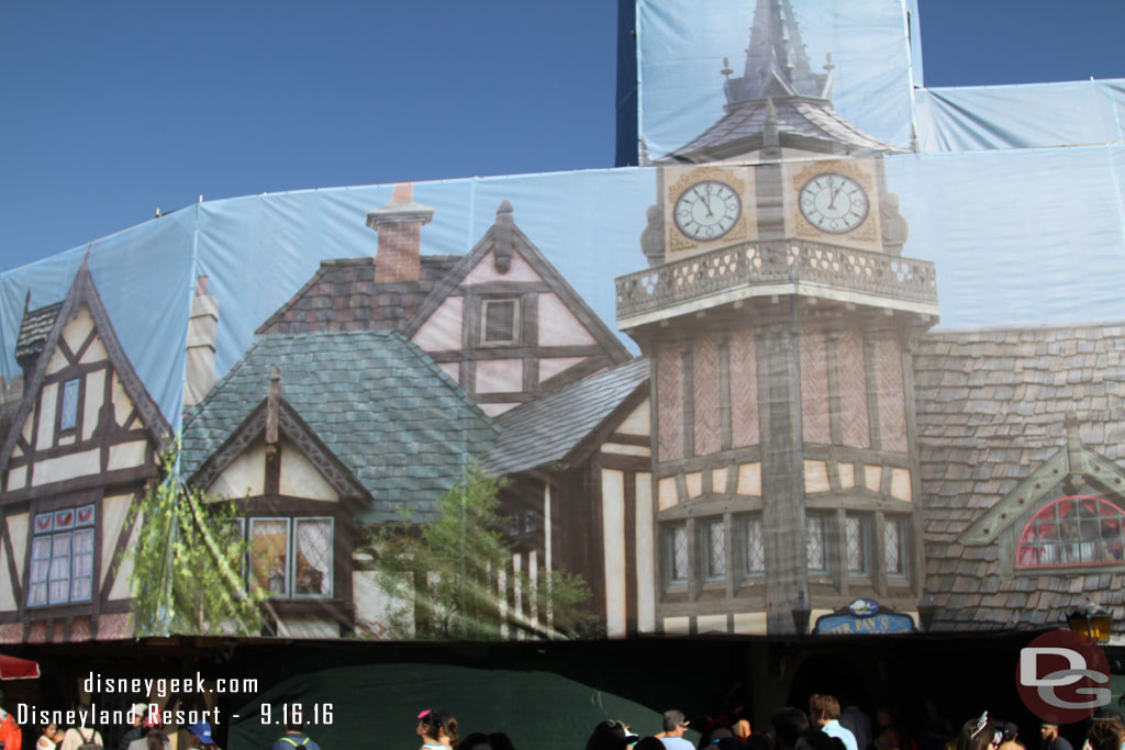 Still working on the facade for Peter Pan.