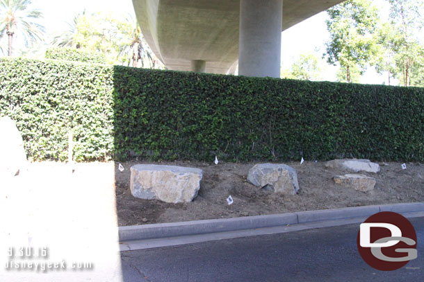 Along the tramway they are swapping out the landscaping to be more drought resistant.