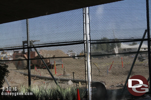 Looking through the fence seems most of the utility work looks to be done.  Guessing the road will take shape soon.