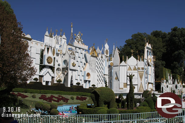 Preparations for Small World Holiday are underway.