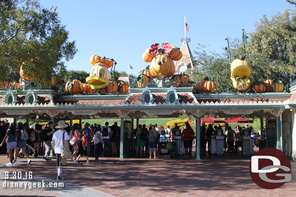 Most of the entrance gates were for party guests.