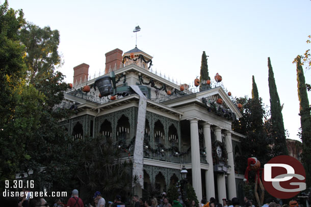 Next up the Haunted Mansion