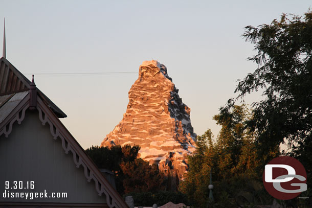 The Matterhorn as the sun sets.