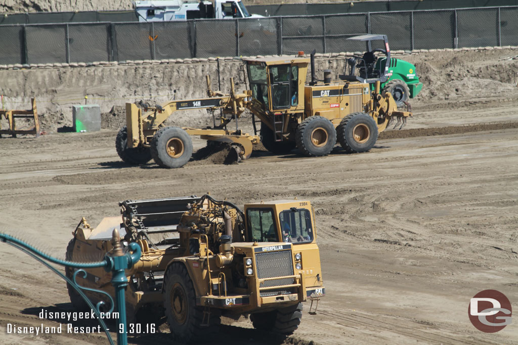 Grading and earth moving going on.