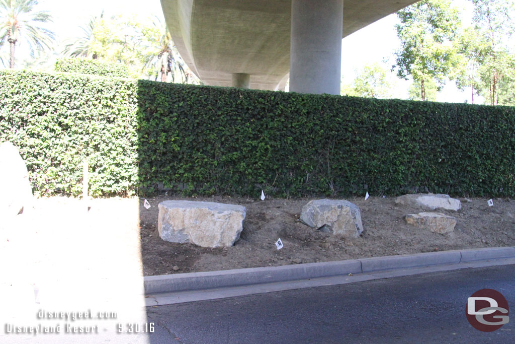 Along the tramway they are swapping out the landscaping to be more drought resistant.