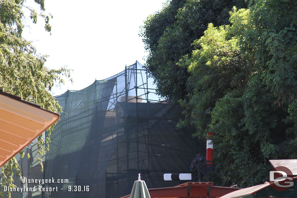 Work continues on the facades near the New Orleans Train Station