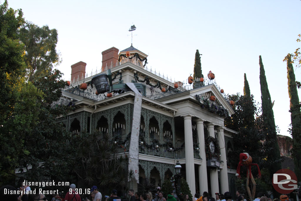 Next up the Haunted Mansion