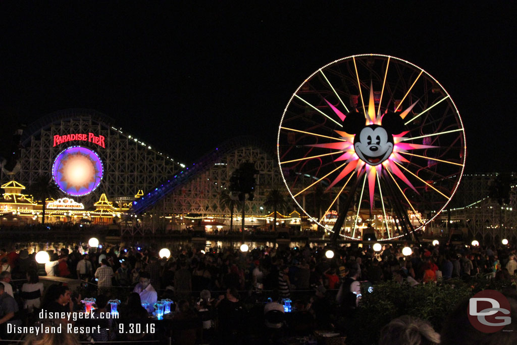 I used a FastPass someone picked up for me earlier in the day.  5 minutes until World of Color.