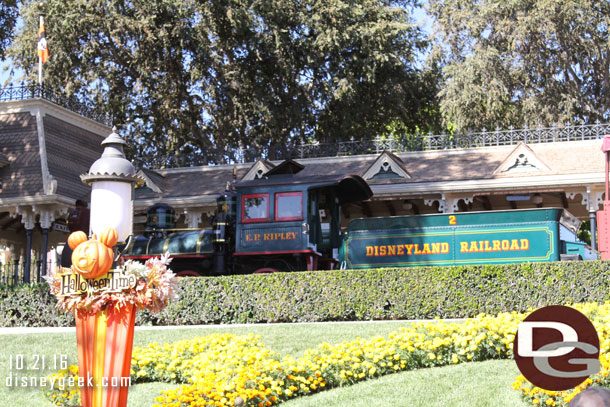 The EP Ripley in the Main Street station, but now available to guests today.  Only New Orleans Square station was open to walk around.