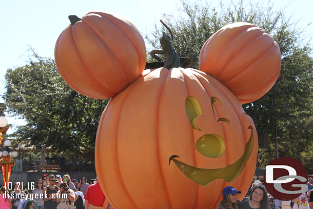 The rest of Main Street was still celebrating Halloween (and it was in the mid 90s so mother nature still had us in Summer).