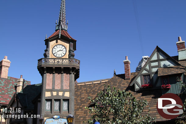 The facade work on Peter Pan has wrapped up.