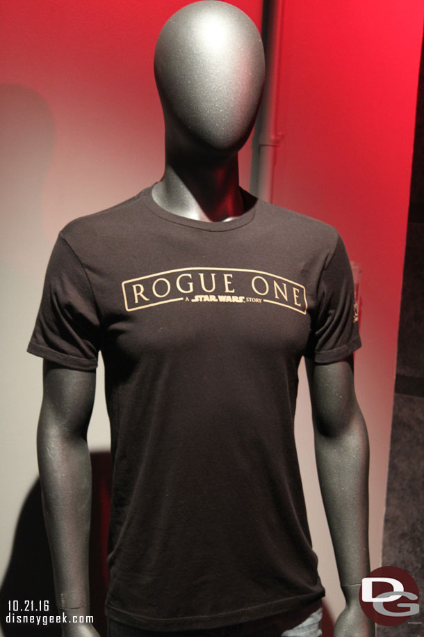 Some Rogue One merchandise has shown up in the shop.