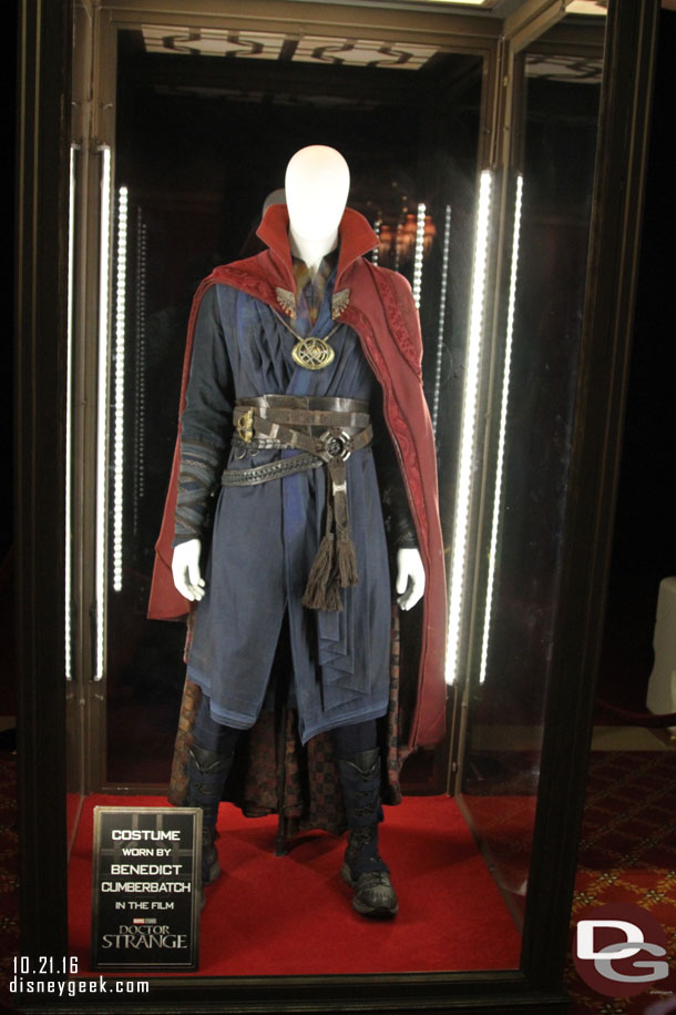 A look at the costume on display.