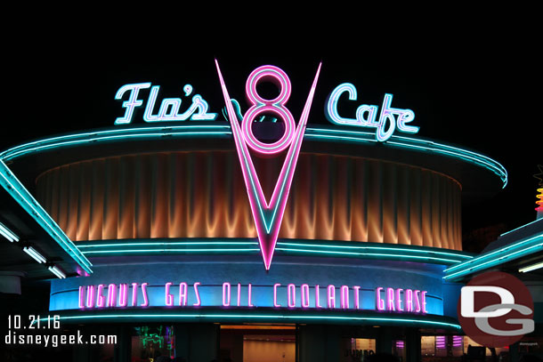 Passing through Cars Land.