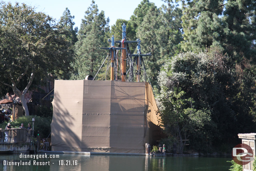 No real visible progress on the Columbia.