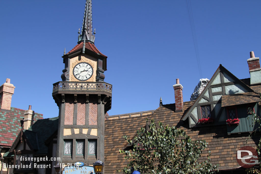 The facade work on Peter Pan has wrapped up.