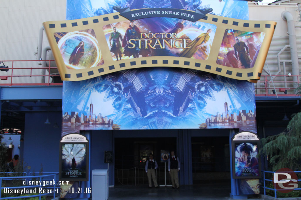 Doctor Strange has moved into the Sunset Showcase