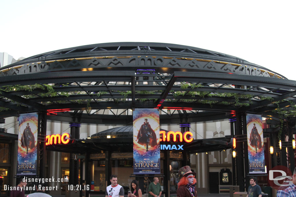 Doctor Strange banners at the AMC