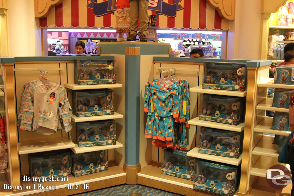 Moana merchandise in Elias and Company.