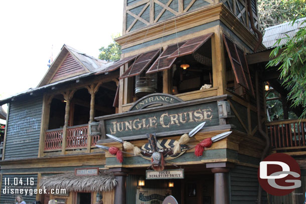 The Jungle Cruise is closed this week and will reopen Thursday as the Jingle Cruise.