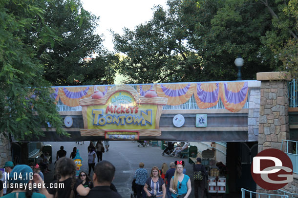 Work continues on the Toontown bridge.