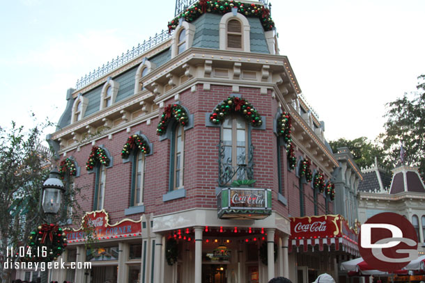 Walking up Main Street USA