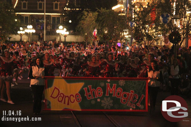 Dance the Magic pre-parade today.