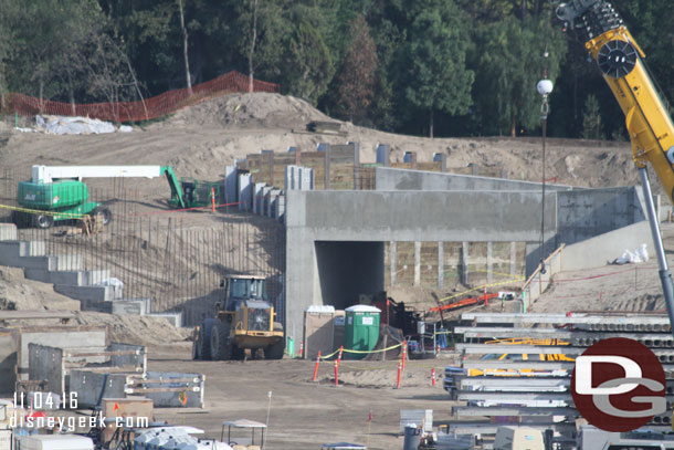 The Fantasyland tunnel.