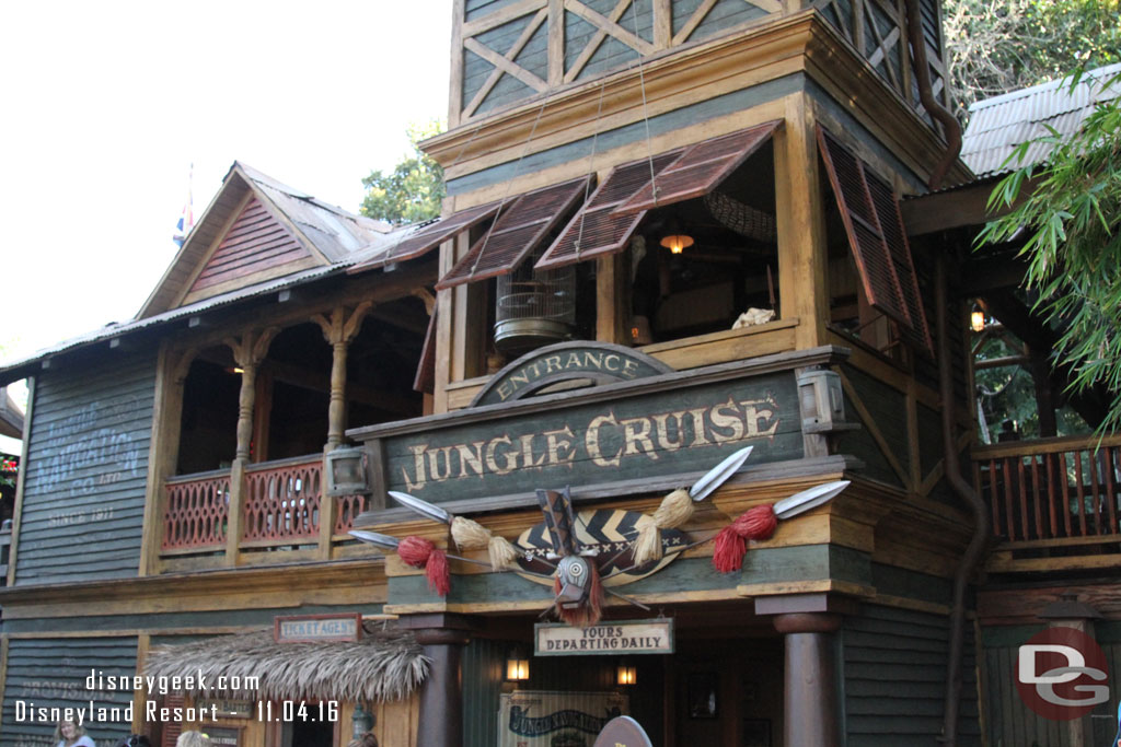 The Jungle Cruise is closed this week and will reopen Thursday as the Jingle Cruise.