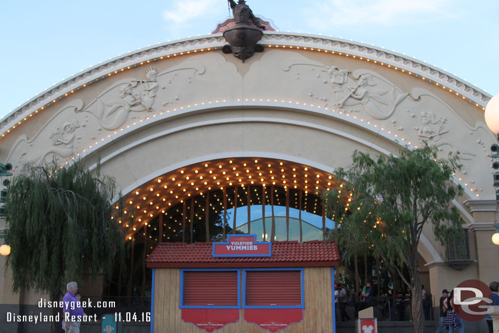 There are more marketplaces than Food and Wine had.  Here is one in front of the Little Mermaid.