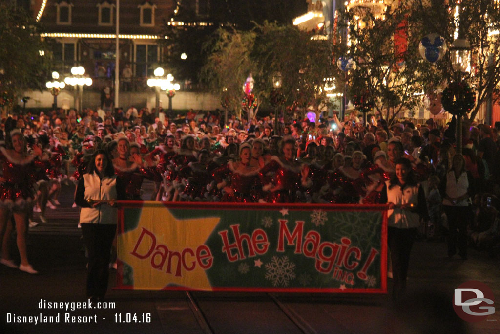 Dance the Magic pre-parade today.